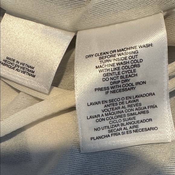 Kasper Black & Ivory Abstract Ruched Dress Size 14 Elegant Career Cocktail - Picture 8 of 9